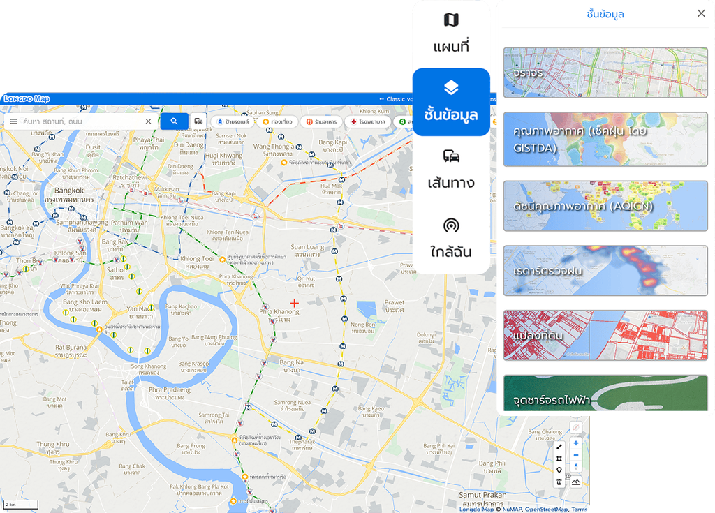 แผนที่ลองดูแมพ